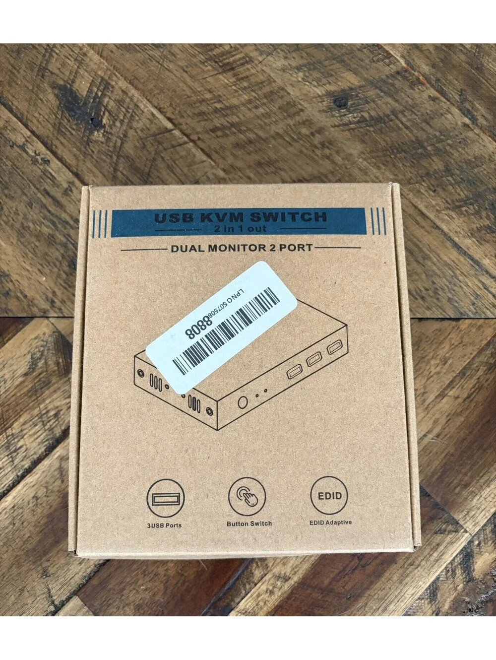 USB 3.0 2in2 Out 8K @60 Hz Kvm Switch GreathTek HDMI 2 Port KVM Switch